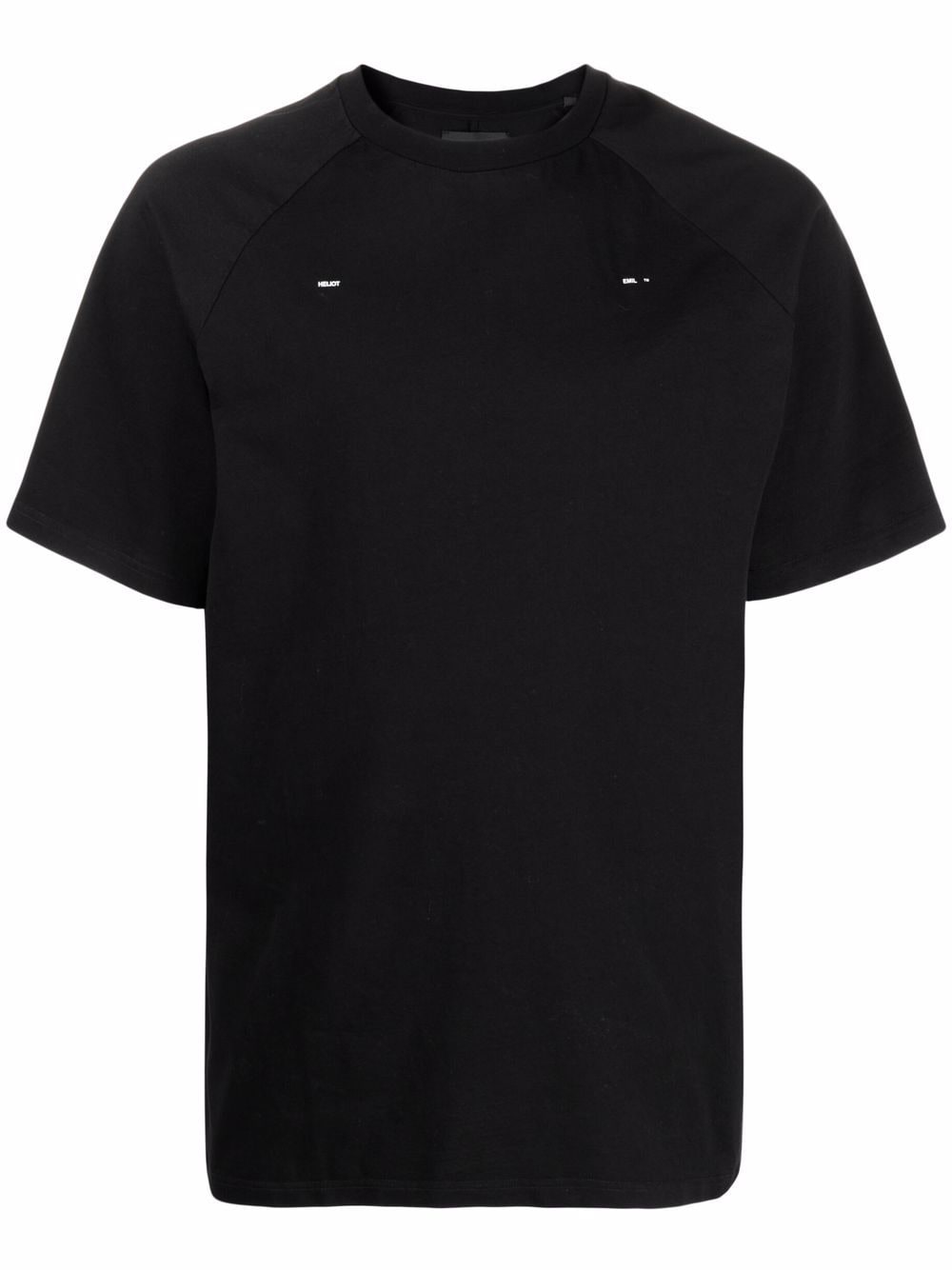 HELIOT EMIL logo crew-neck T-shirt - Black von HELIOT EMIL