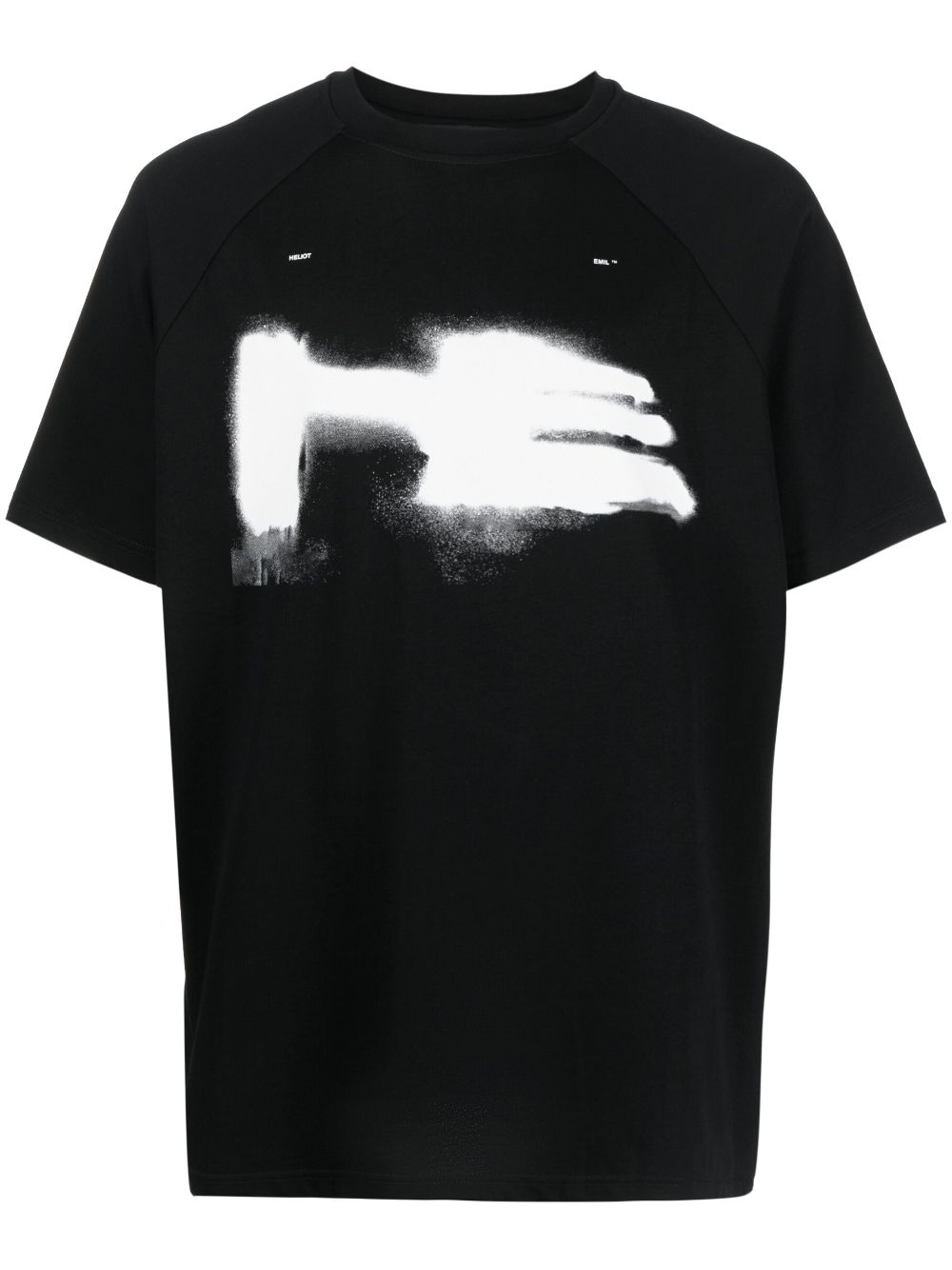 HELIOT EMIL logo-print cotton T-shirt - Black von HELIOT EMIL