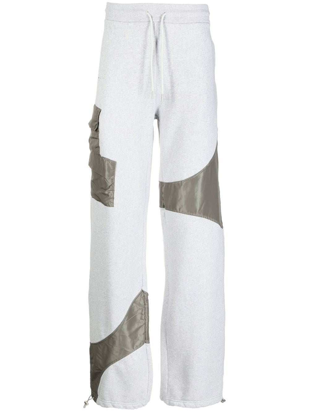 HELIOT EMIL organic-cotton patchwork track-pants - Grey von HELIOT EMIL