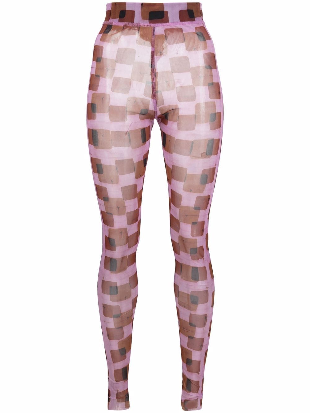 Henrik Vibskov printed mesh leggings - Pink von Henrik Vibskov