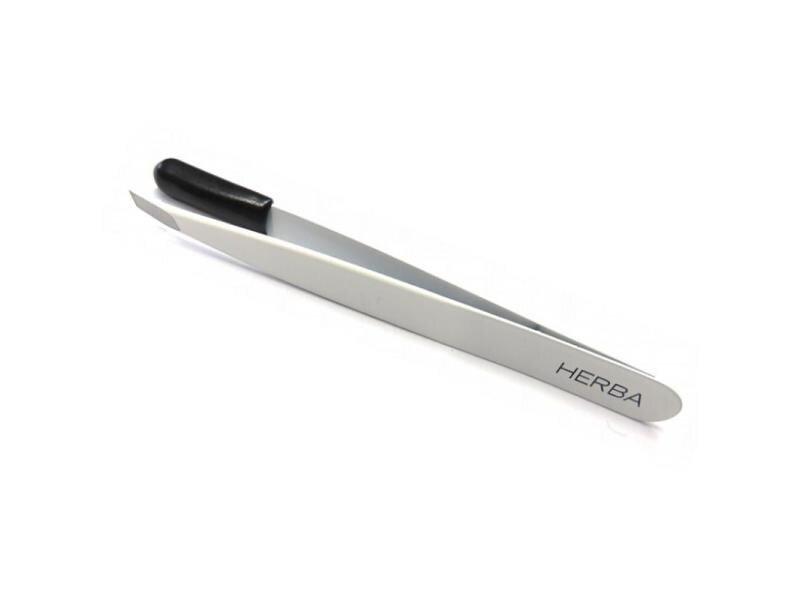 Pinzette Schräg, Inox, Weiss Damen Weiss ONE SIZE von HERBA