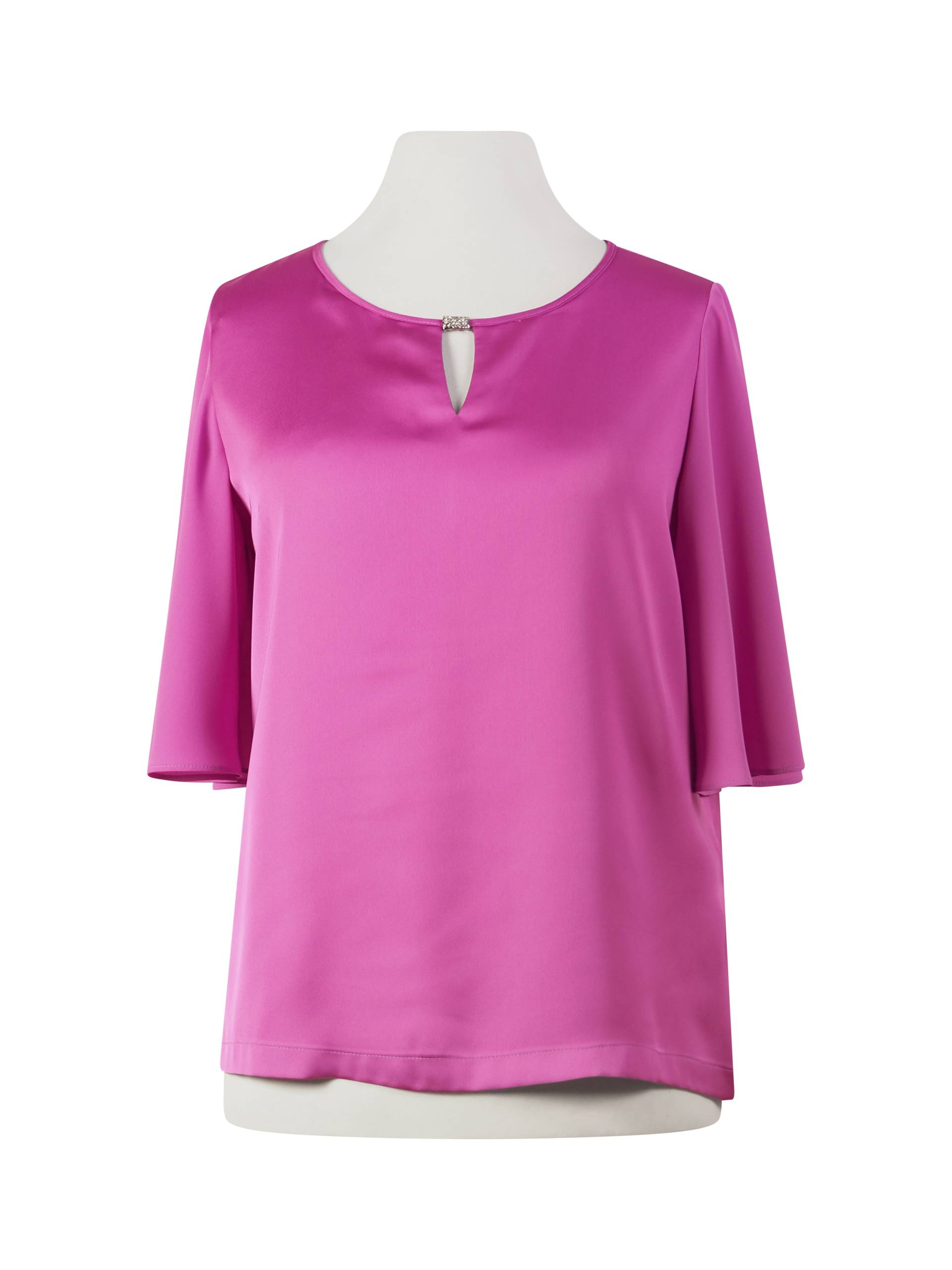 HERMANN LANGE Collection Blusenshirt, mit Glitzerdetail am Ausschnitt HERMANN LANGE Collection Blusenshirt, mit Glitzerdetail am Ausschnitt von HERMANN LANGE Collection
