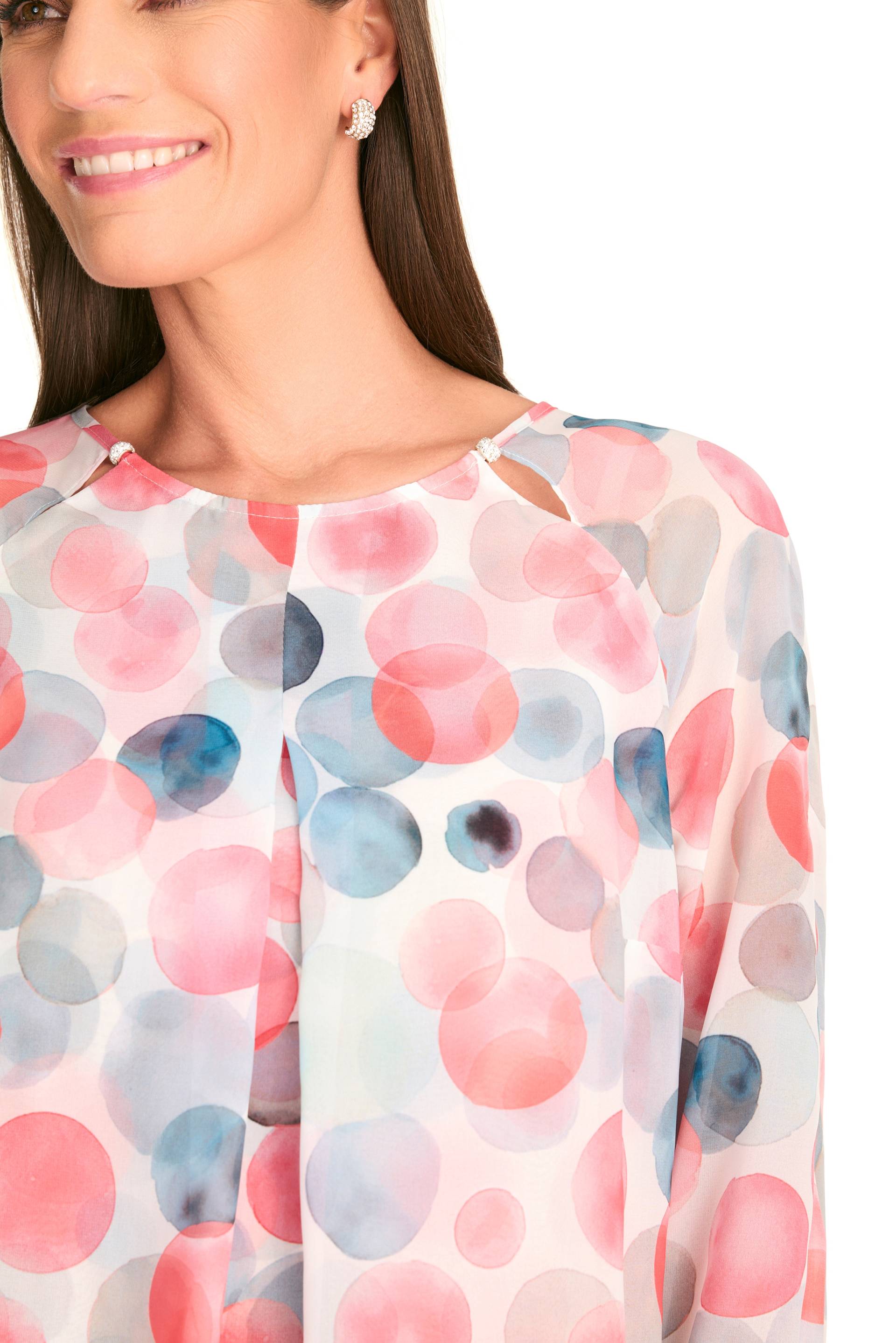 HERMANN LANGE Collection Druckbluse, mit Cut-Outs am Ausschnitt HERMANN LANGE Collection Druckbluse, mit Cut-Outs am Ausschnitt von HERMANN LANGE Collection