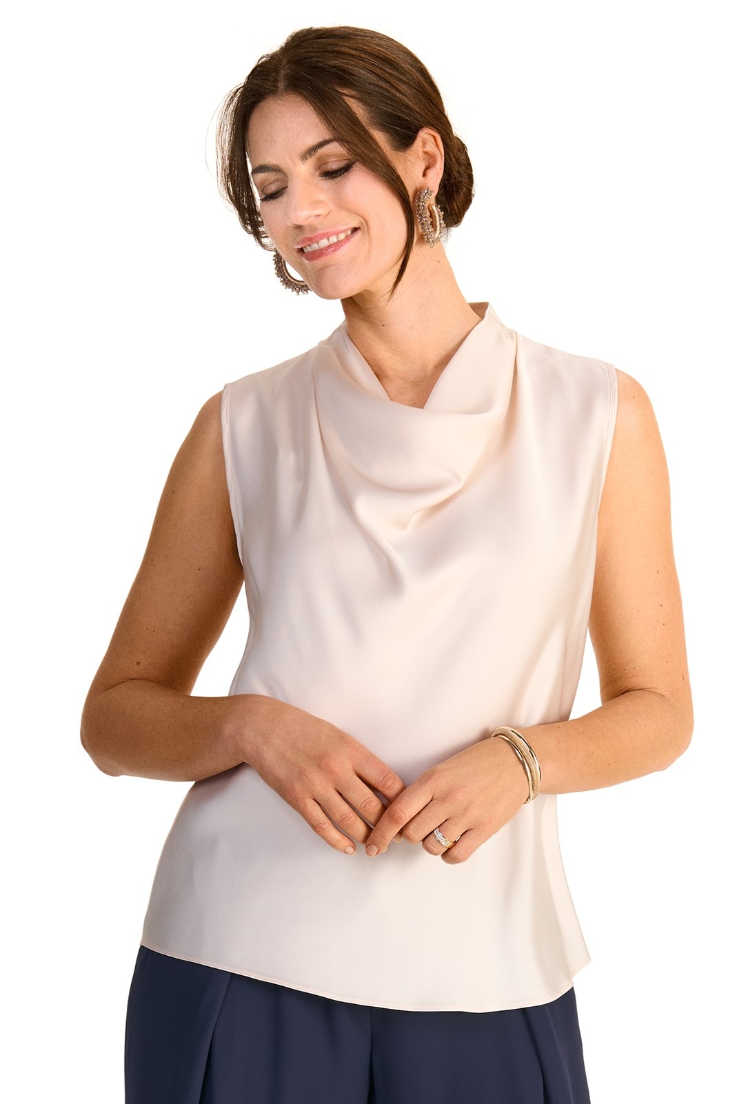 HERMANN LANGE Collection Shirttop, mit Wasserfallkragen HERMANN LANGE Collection Shirttop, mit Wasserfallkragen von HERMANN LANGE Collection