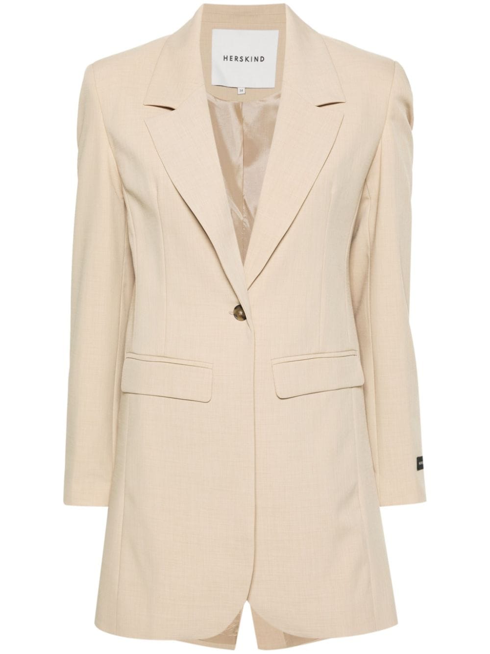 HERSKIND Nat single-breasted blazer - Neutrals von HERSKIND