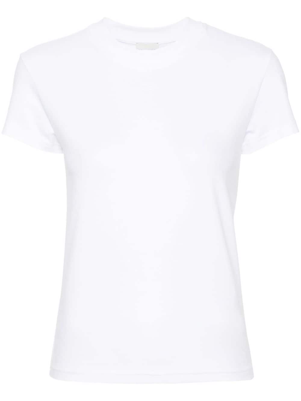 HERSKIND Telia logo-embroidered T-shirt - White von HERSKIND