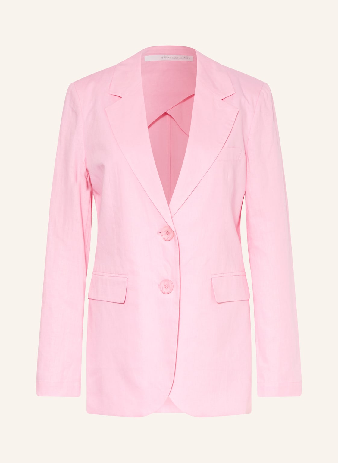 Herzen's Angelegenheit Blazer Mit Leinen rosa von HERZEN'S ANGELEGENHEIT