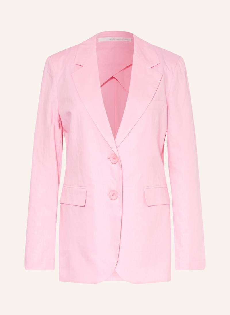 Herzen's Angelegenheit Blazer Mit Leinen rosa von HERZEN'S ANGELEGENHEIT