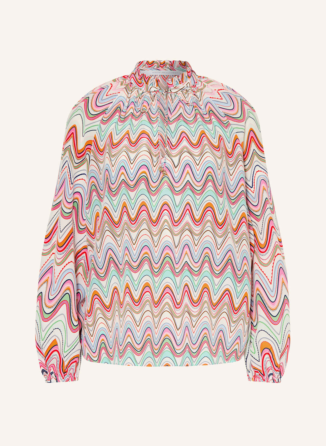 Herzen's Angelegenheit Blusenshirt Aus Seide Mit Rüschen rosa von HERZEN'S ANGELEGENHEIT