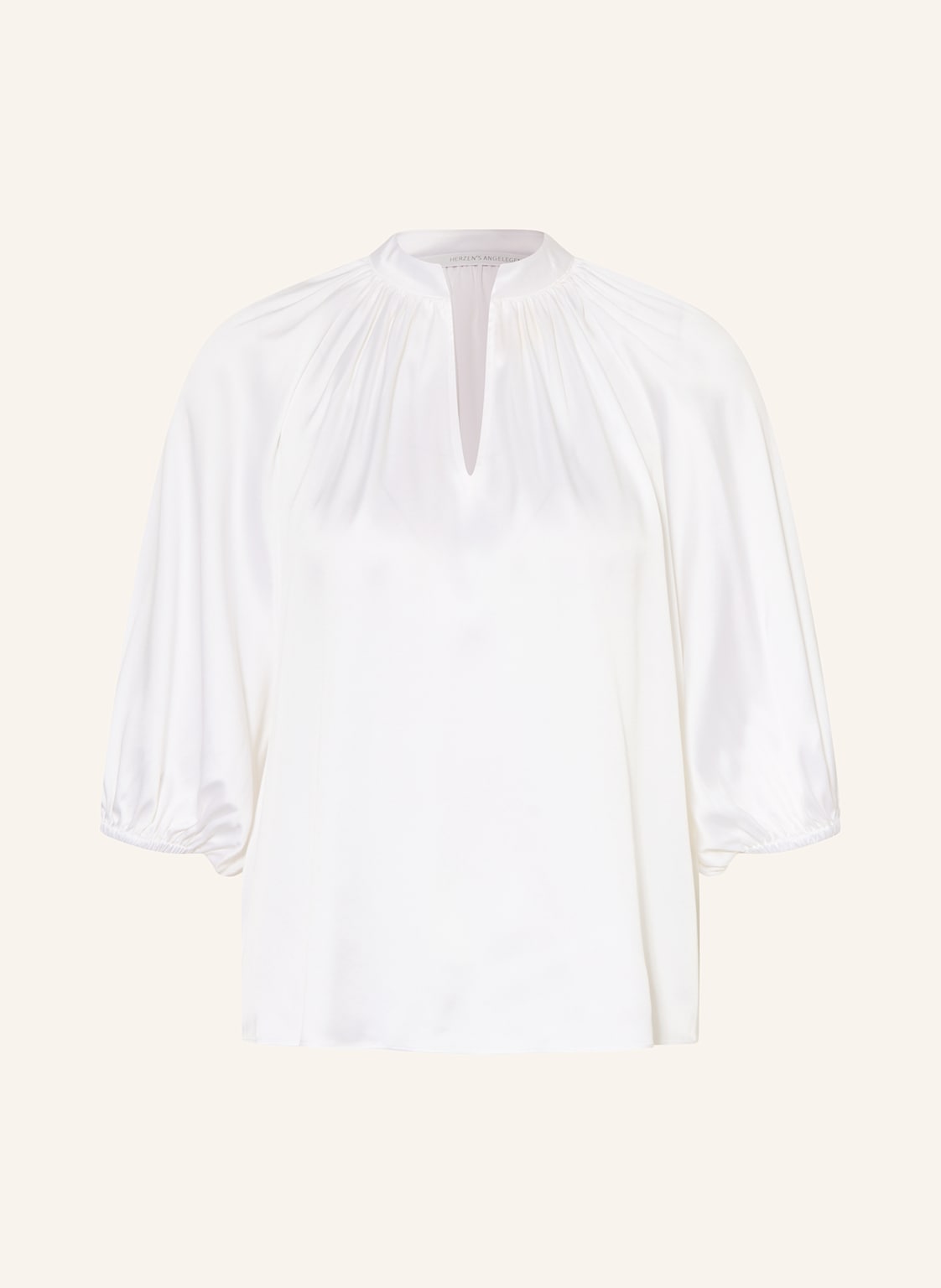 Herzen's Angelegenheit Seidenbluse Mit 3/4-Arm weiss Herzen's Angelegenheit Seidenbluse Mit 3/4-Arm weiss von HERZEN'S ANGELEGENHEIT