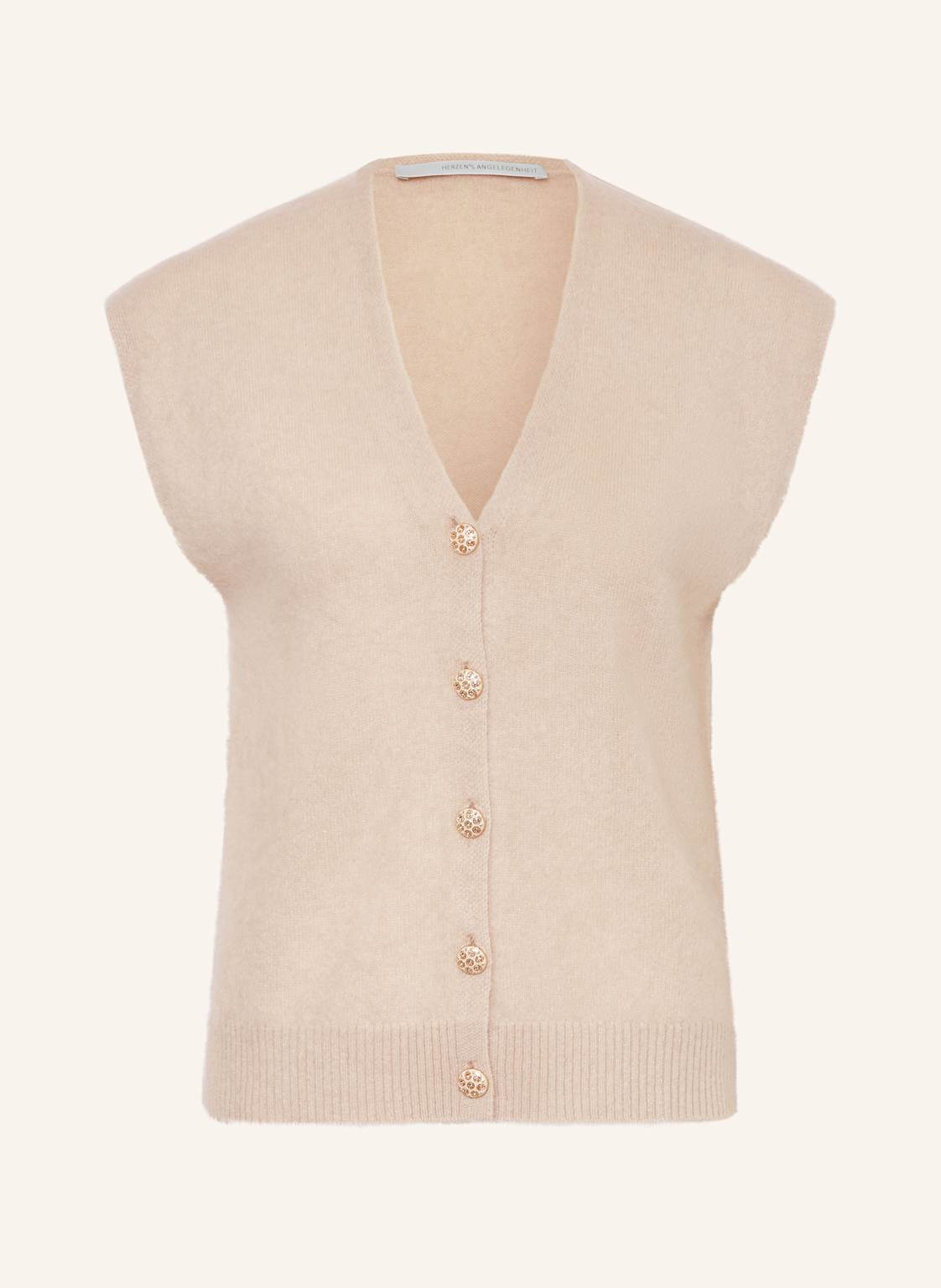 Herzen's Angelegenheit Strickjacke Aus Cashmere beige Herzen's Angelegenheit Strickjacke Aus Cashmere beige von HERZEN'S ANGELEGENHEIT
