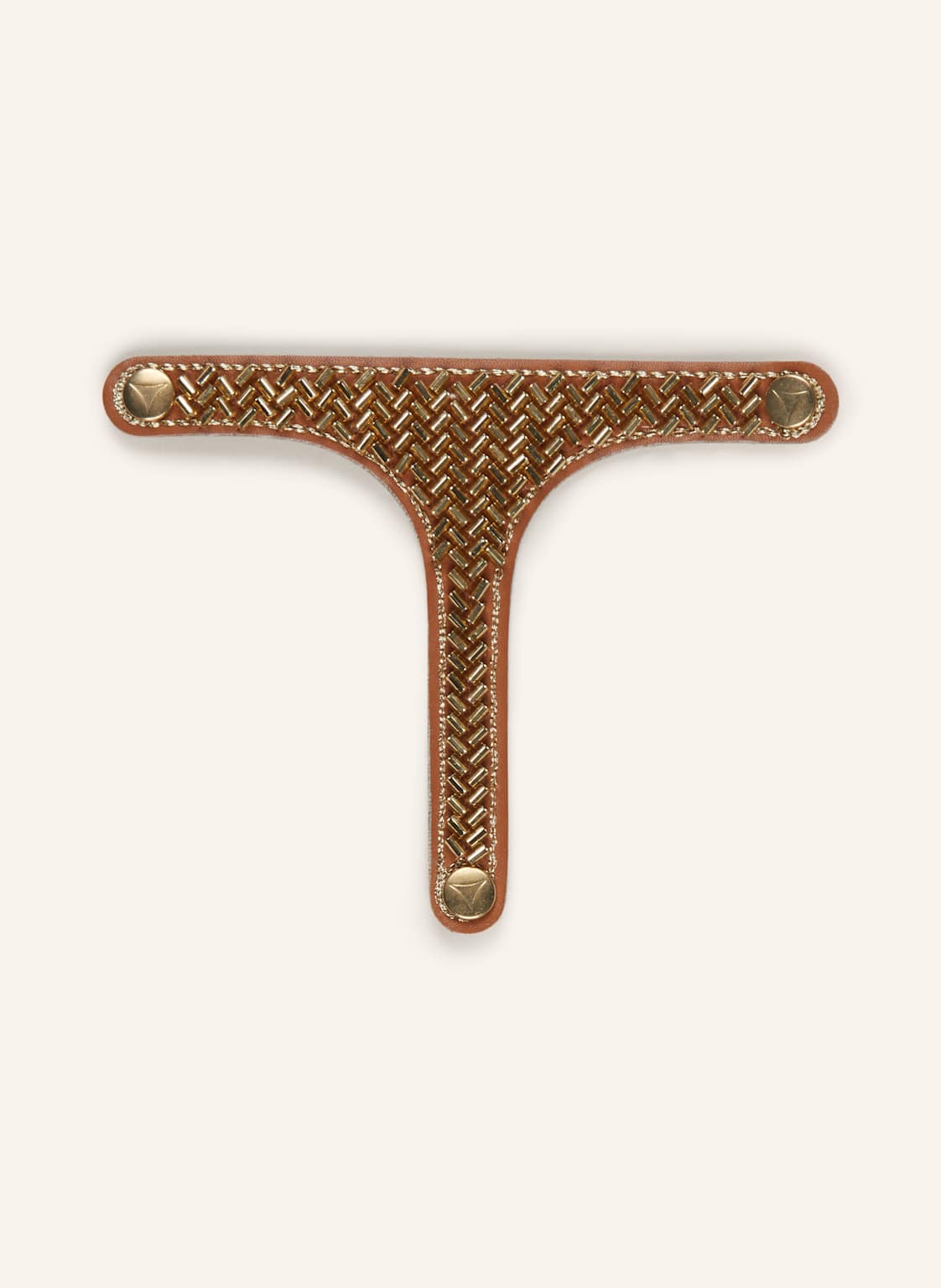 Hey Marly Sandalen-Topping Metallic Beads Mit Schmuckperlen braun Hey Marly Sandalen-Topping Metallic Beads Mit Schmuckperlen braun von HEY MARLY