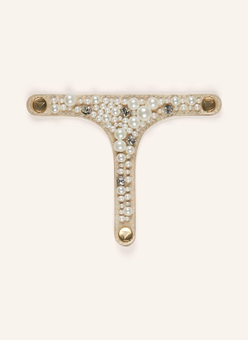 Hey Marly Sandalen-Topping Precious Pearl Mit Schmuckperlen beige von HEY MARLY