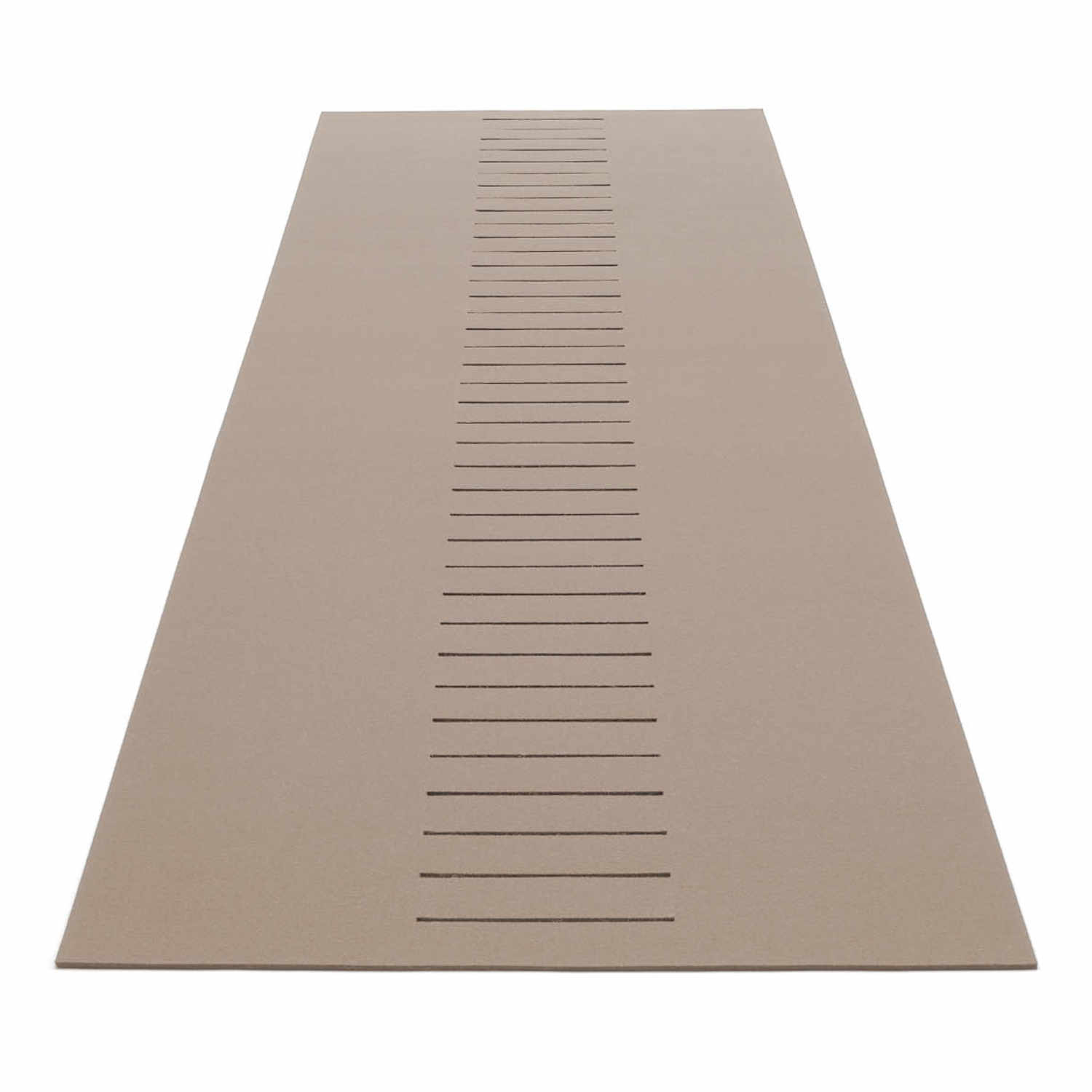 Schlitz Teppich, Farbe schwarz, Grösse 70 ×195 cm von HEY-SIGN