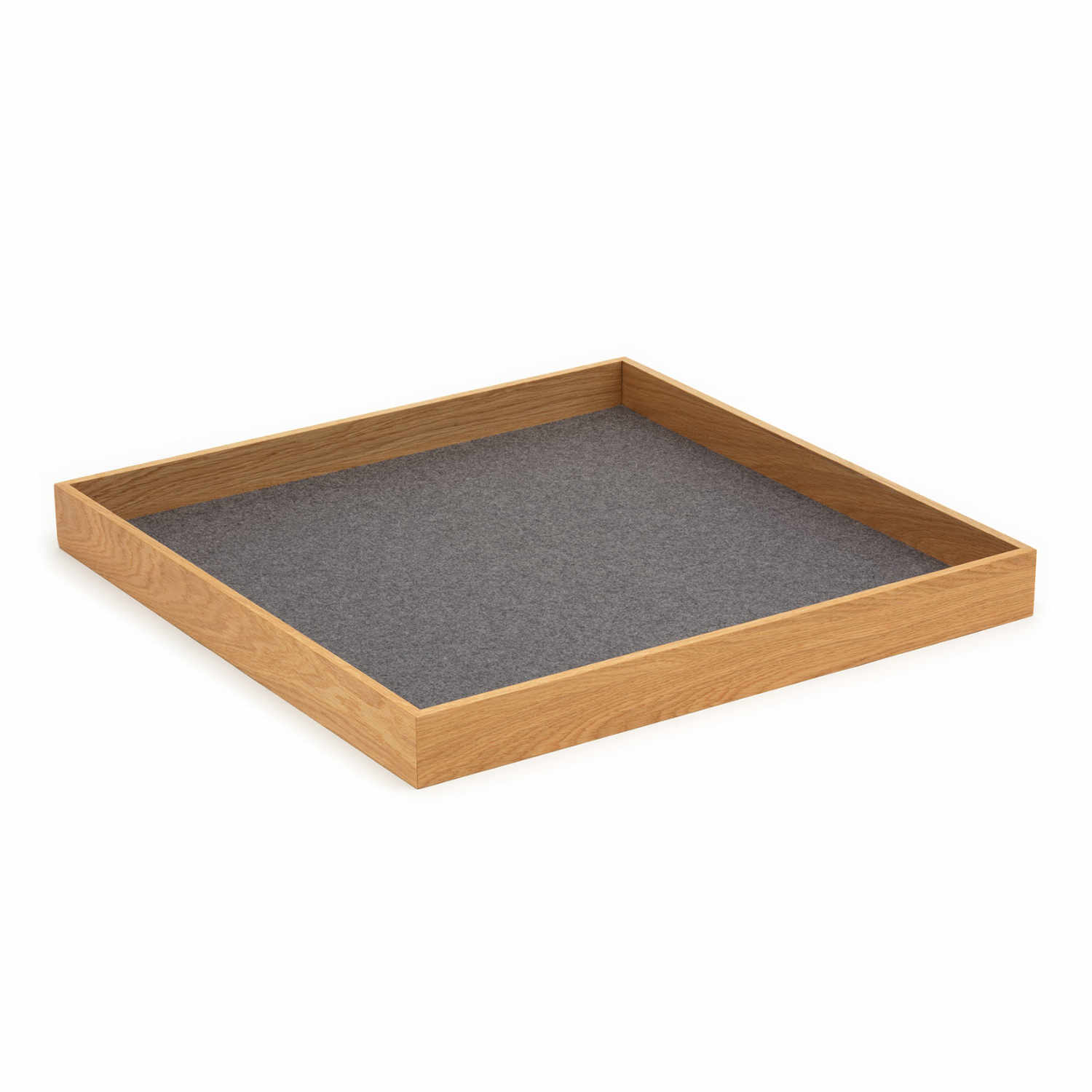 Tray quadratisch Tablett, Farbe graphit von HEY-SIGN