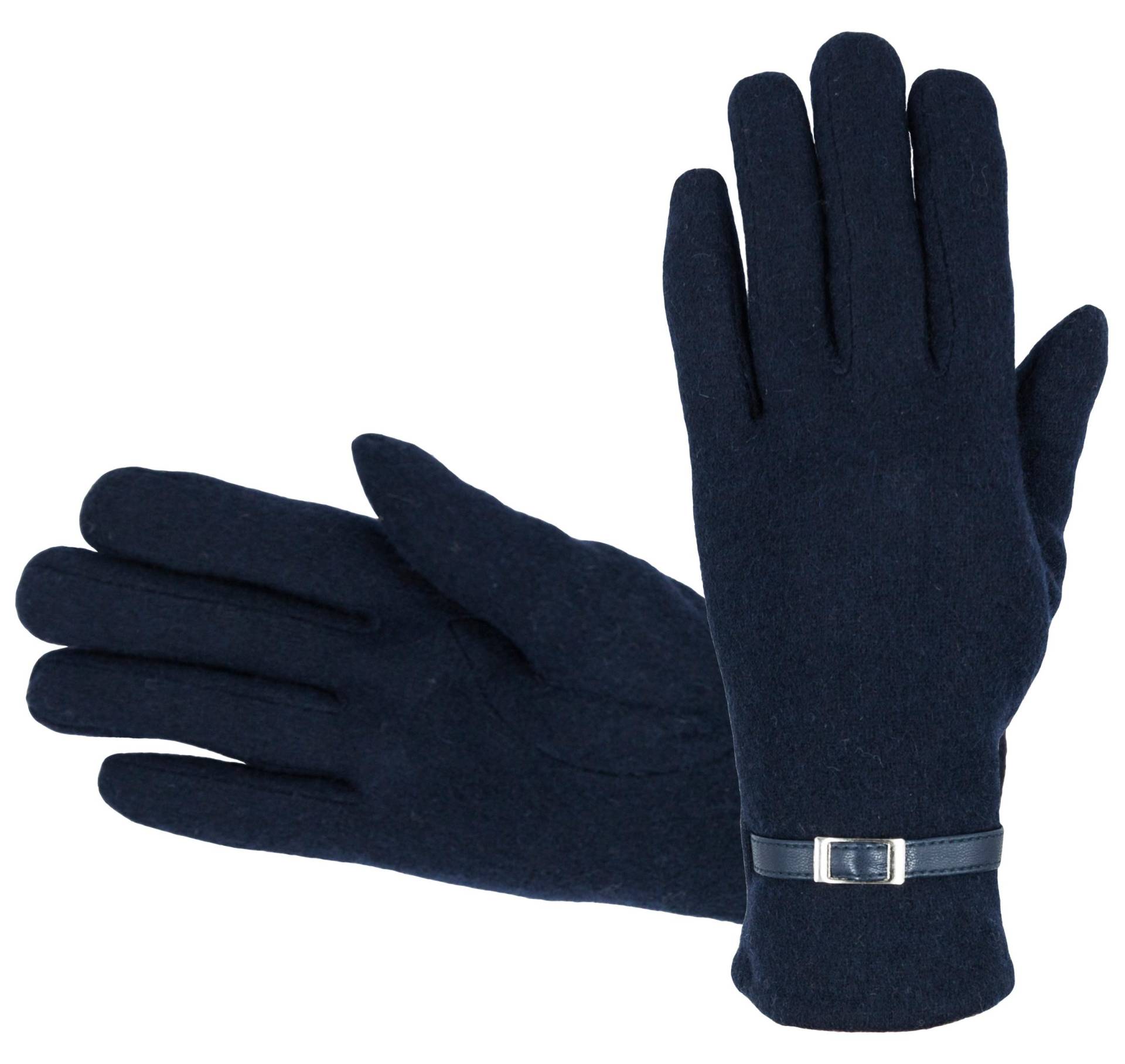 Qualitativ Hochwertige Wollhandschuhe Mit Einem Weichen Innenfutter, Navy Herren  ONE SIZE von Chiemsee