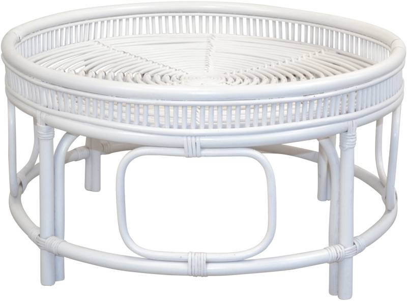 HOFMANN LIVING AND MORE Couchtisch, Rattan-Couchtisch mit oder ohne Glasplatte lieferbar von HOFMANN LIVING AND MORE