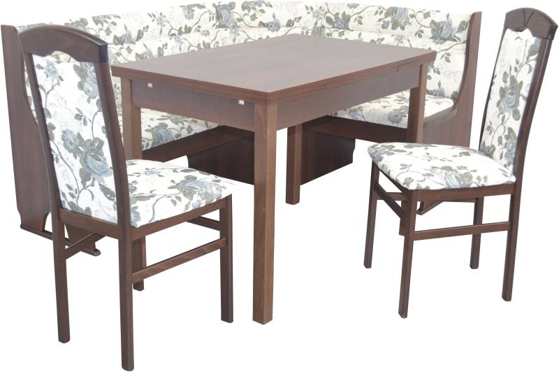 HOFMANN LIVING AND MORE Eckbankgruppe, (Spar-Set, 4 tlg., 4tlg. Set), Eckbank mit Stauraum unter den Sitzflächen von HOFMANN LIVING AND MORE