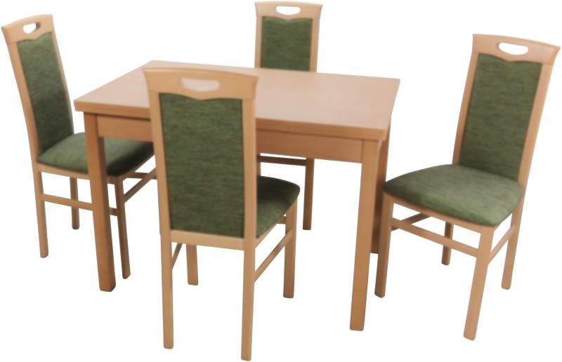 HOFMANN LIVING AND MORE Essgruppe »5tlg. Tischgruppe«, (Spar-Set, 5 tlg., 5tlg. Tischgruppe), Stühle montiert von HOFMANN LIVING AND MORE