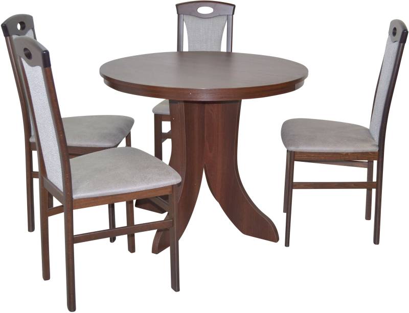 HOFMANN LIVING AND MORE Essgruppe »5tlg. Tischgruppe«, (Spar-Set, 5 tlg., 5tlg. Tischgruppe), Stühle montiert von HOFMANN LIVING AND MORE