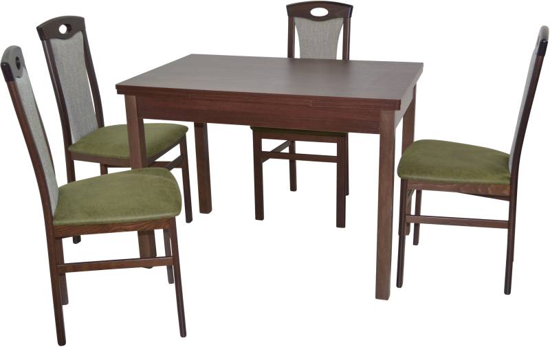 HOFMANN LIVING AND MORE Essgruppe »5tlg. Tischgruppe«, (Spar-Set, 5 tlg., 5tlg. Tischgruppe), Stühle montiert von HOFMANN LIVING AND MORE