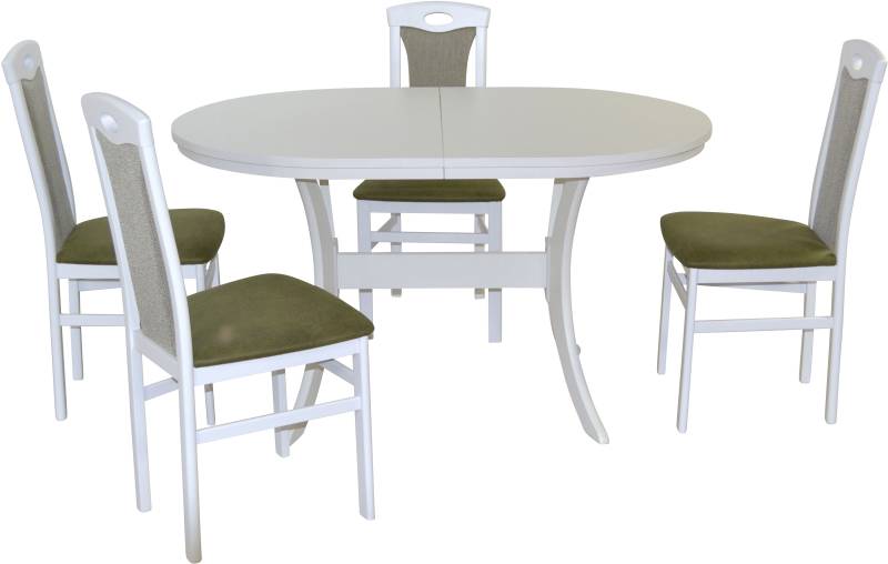 HOFMANN LIVING AND MORE Essgruppe »5tlg. Tischgruppe«, (Spar-Set, 5 tlg., 5tlg. Tischgruppe), Stühle montiert von HOFMANN LIVING AND MORE