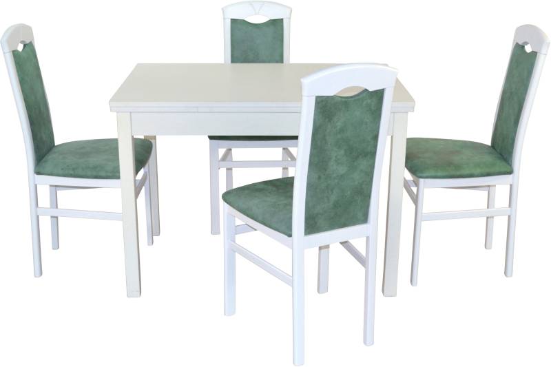 HOFMANN LIVING AND MORE Essgruppe »5tlg. Tischgruppe«, (Spar-Set, 5 tlg., 5tlg. Tischgruppe), Stühle montiert von HOFMANN LIVING AND MORE