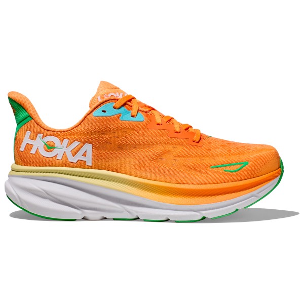 HOKA - Clifton 9 - Runningschuhe Gr 11 - Wide orange von HOKA