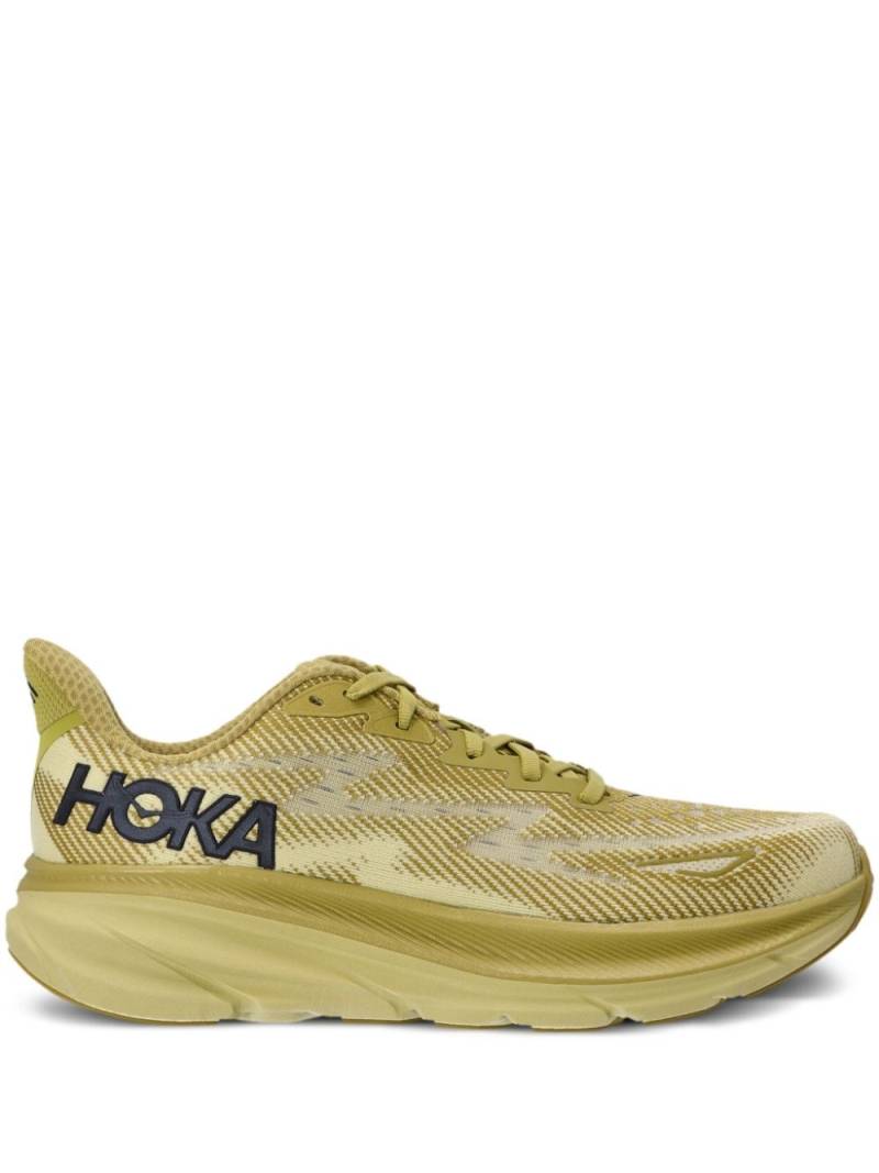 HOKA Clifton 9 chunky-sole sneakers - Yellow von HOKA