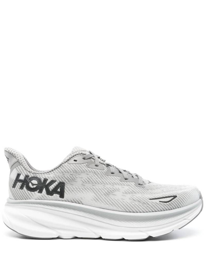 HOKA Clifton 9 ribbed sneakers - Grey von HOKA