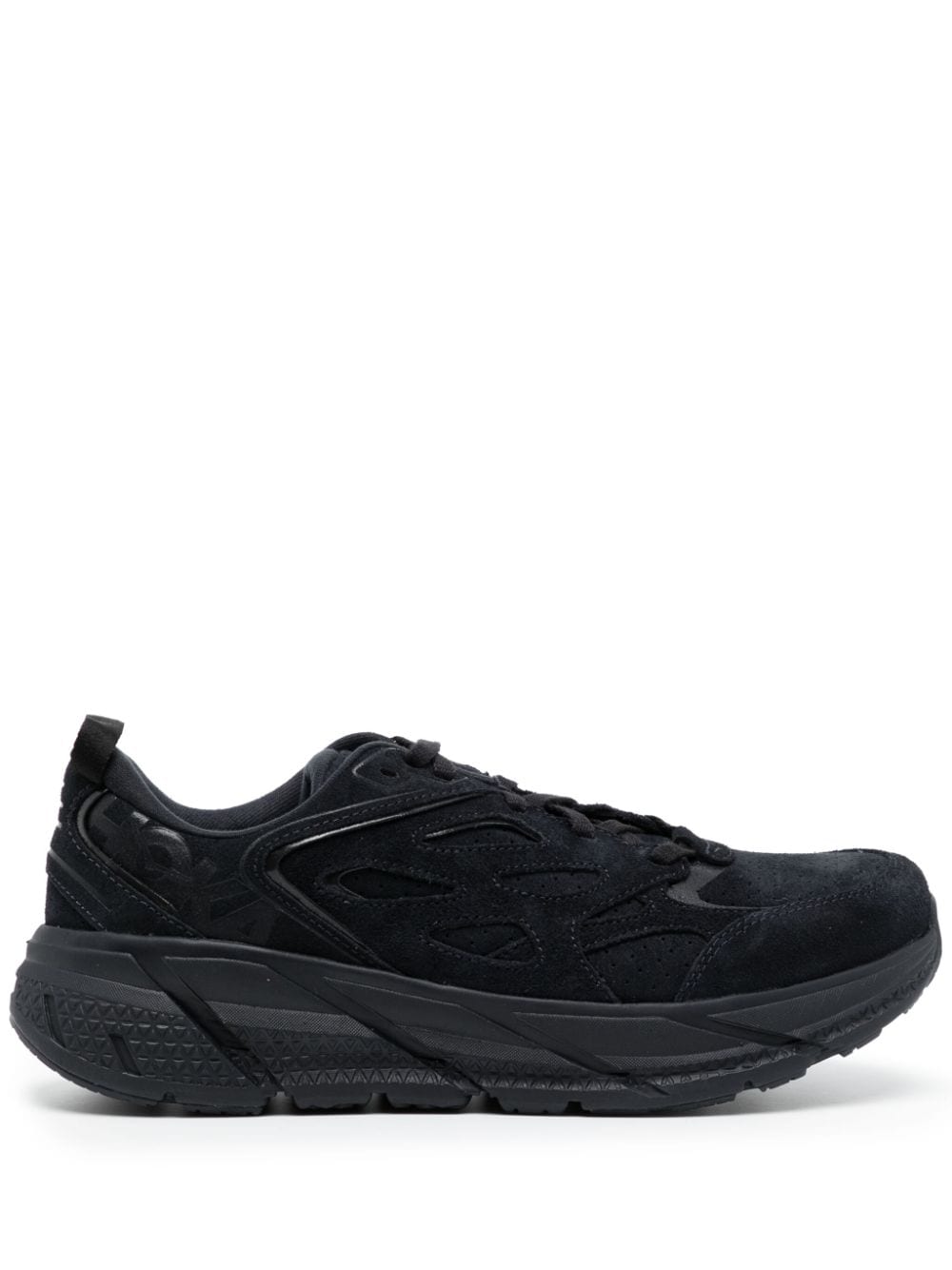 HOKA Clifton L suede sneakers - Black von HOKA