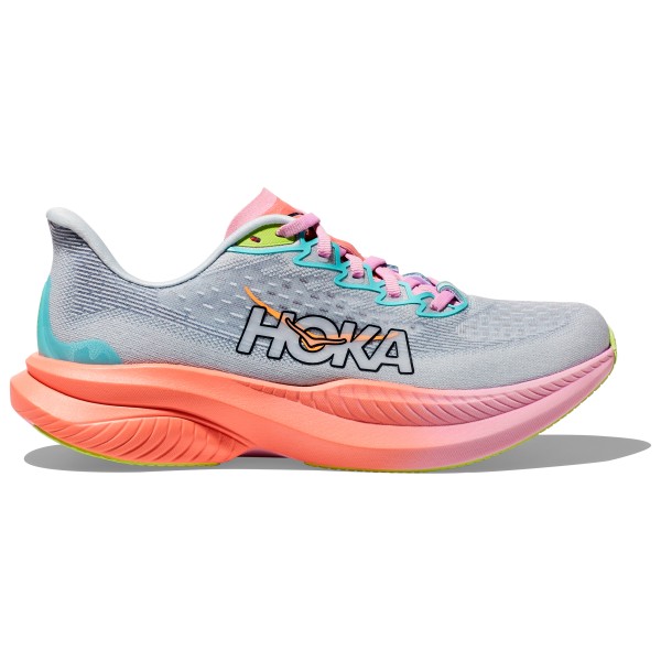 HOKA - Women's Mach 6 - Runningschuhe Gr 10 - Regular;10,5 - Regular;5,5 - Regular;6 - Regular;6,5 - Regular;7 - Regular;7,5 - Regular;8 - Regular;8,5 - Regular;9 - Regular;9,5 - Regular bunt;grau;türkis von HOKA