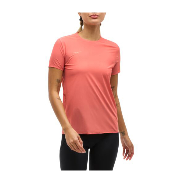 HOKA - Women's Performance Run Short Sleeve - Laufshirt Gr L rot von HOKA