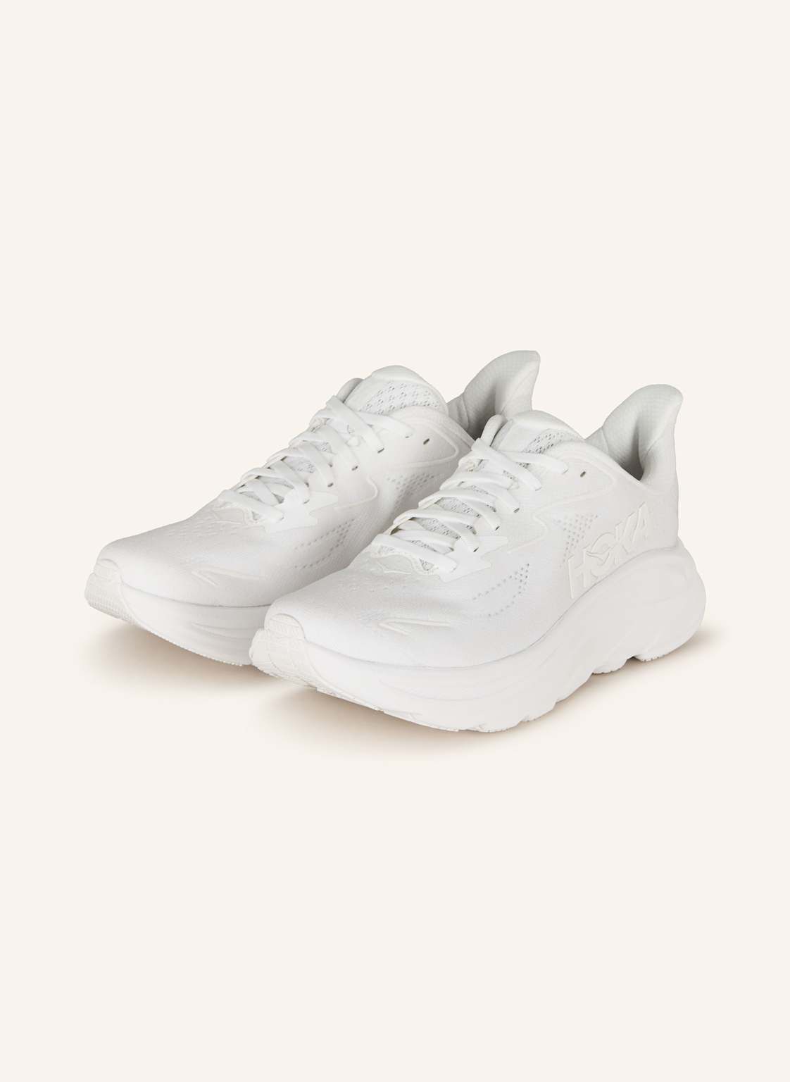 Hoka Laufschuhe Clifton 10 weiss von HOKA
