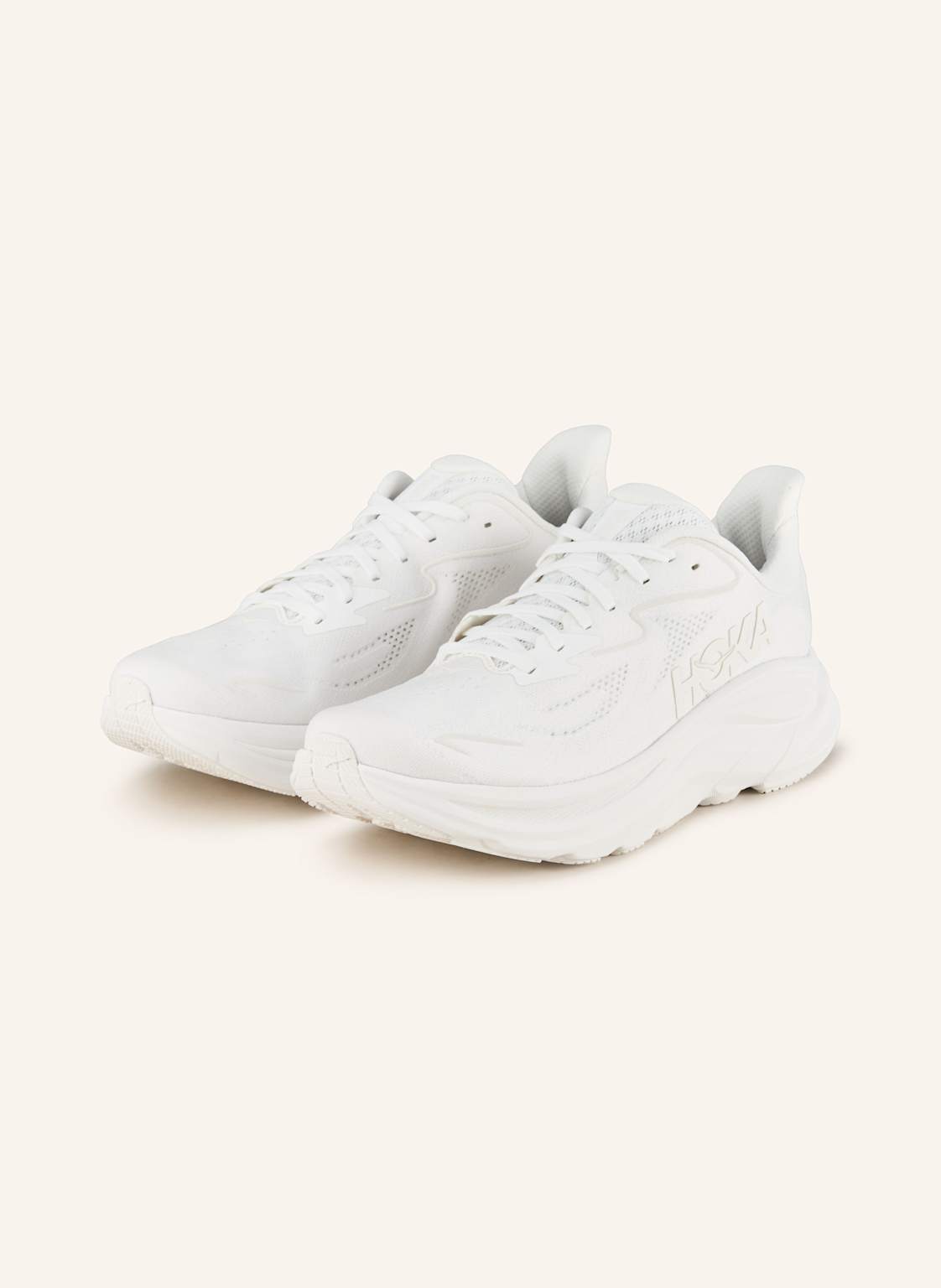 Hoka Laufschuhe Clifton 10 weiss von HOKA