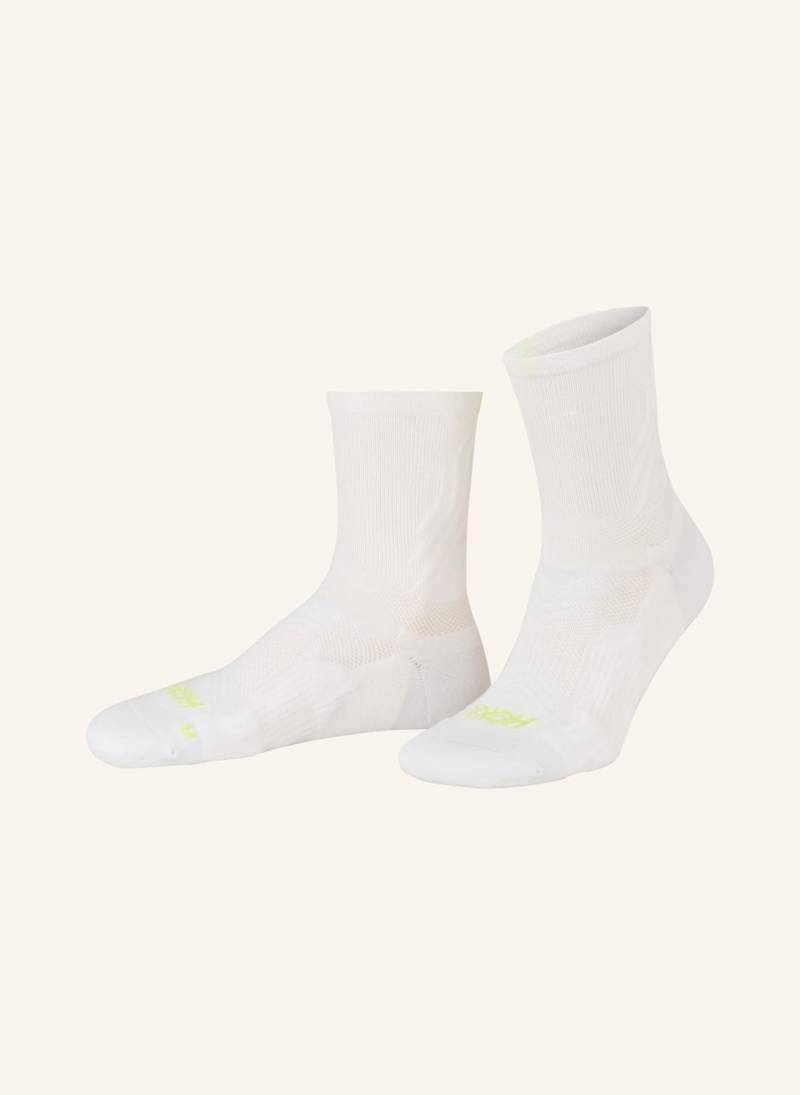 Hoka Laufsocken Bondi Quarter weiss von HOKA