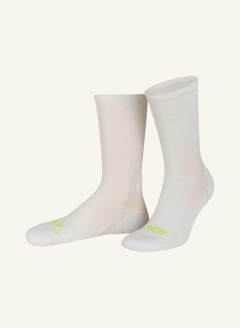 Hoka Laufsocken Clifton weiss von HOKA
