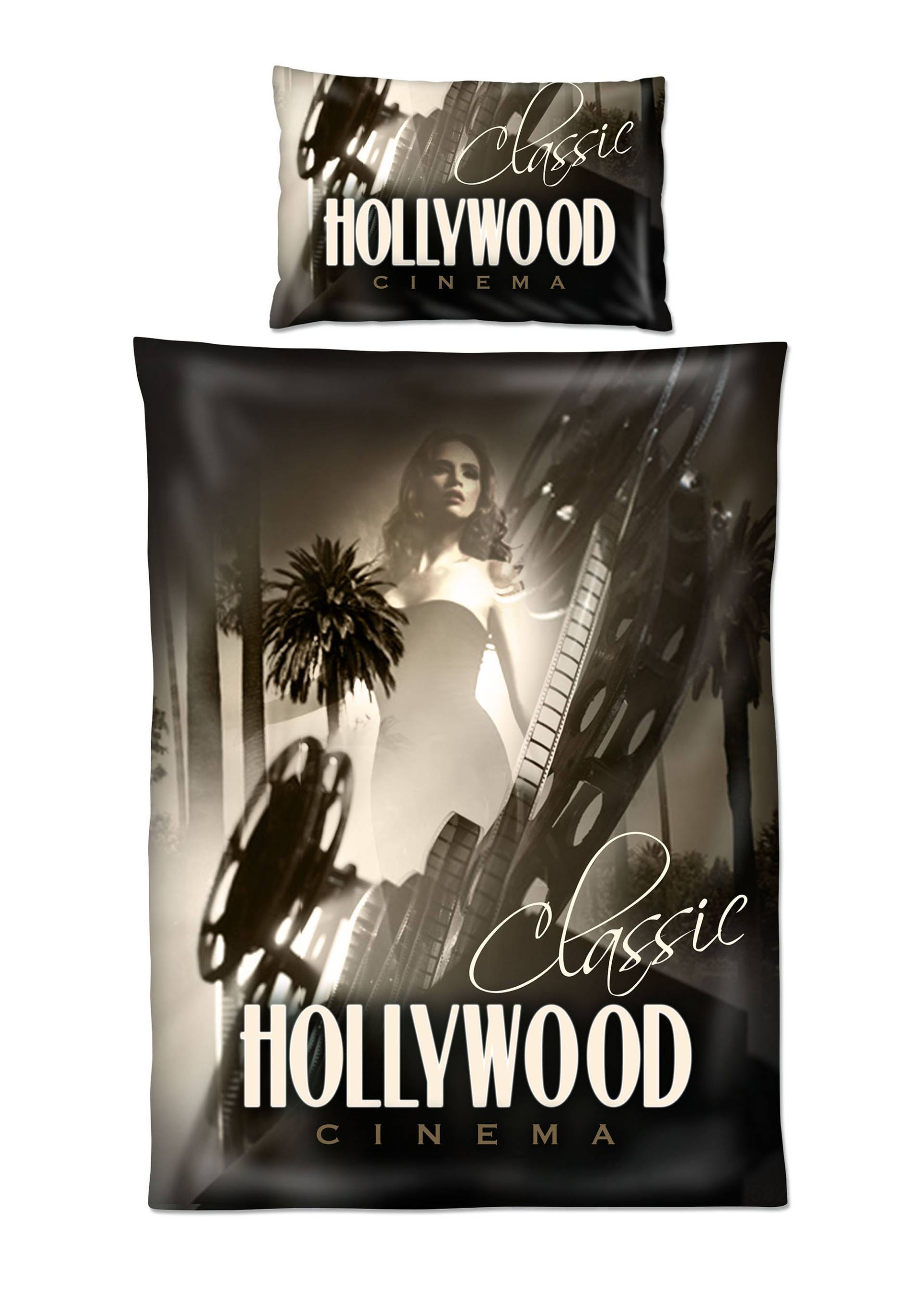 HOME FASHION Bettwäsche »Renforcé-Bettwäsche »Hollywood««, (2 tlg.) von HOME FASHION