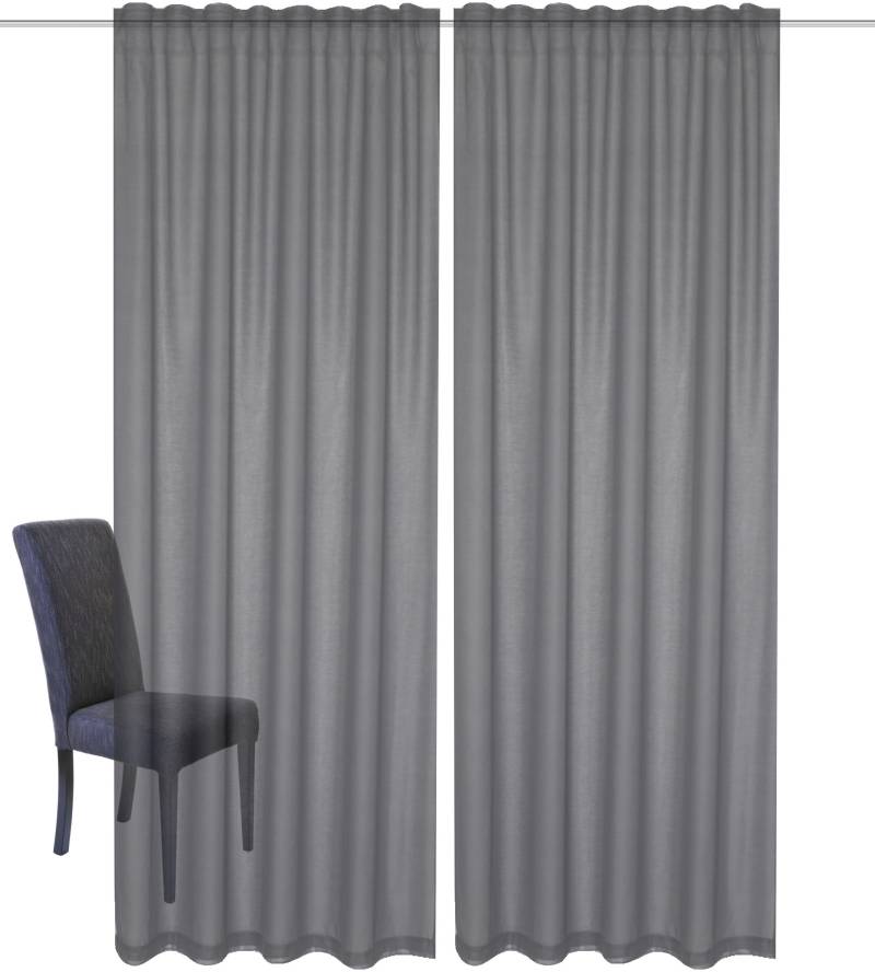 HOME WOHNIDEEN Gardine »DOLLY«, (2 St.), transparent von Home Wohnideen