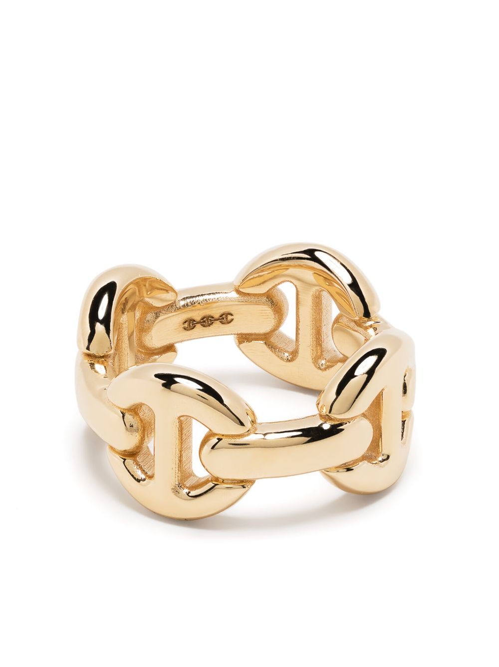 HOORSENBUHS chain link ring - Gold von HOORSENBUHS