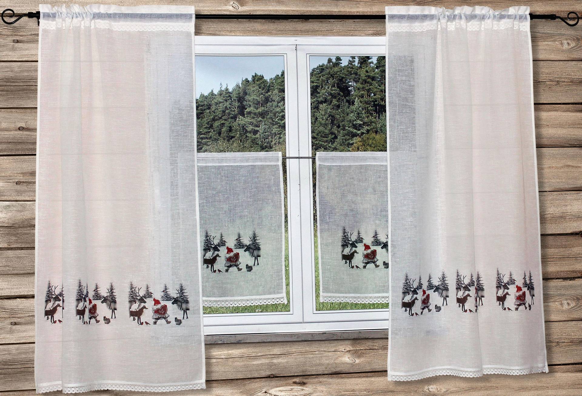 HOSSNER - ART OF HOME DECO Gardine »Herzerl«, (1 St.), Landhaus-Look HOSSNER - ART OF HOME DECO Gardine »Herzerl«, (1 St.), Landhaus-Look von HOSSNER - ART OF HOME DECO