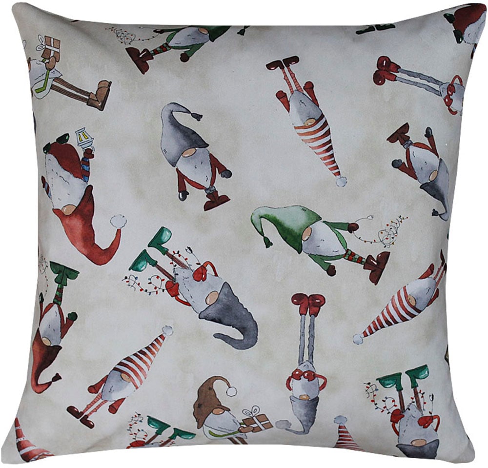 HOSSNER - ART OF HOME DECO Kissenhülle »Wichtelparade«, (1 St.) von HOSSNER - ART OF HOME DECO