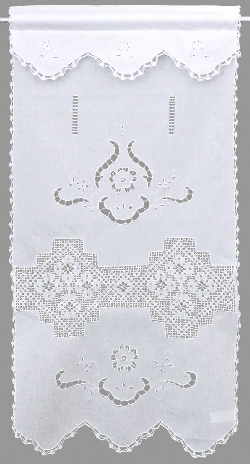HOSSNER - ART OF HOME DECO Panneaux »Bondone«, (1 St.), Häkelspitze - ECHTE Handarbeit von HOSSNER - ART OF HOME DECO