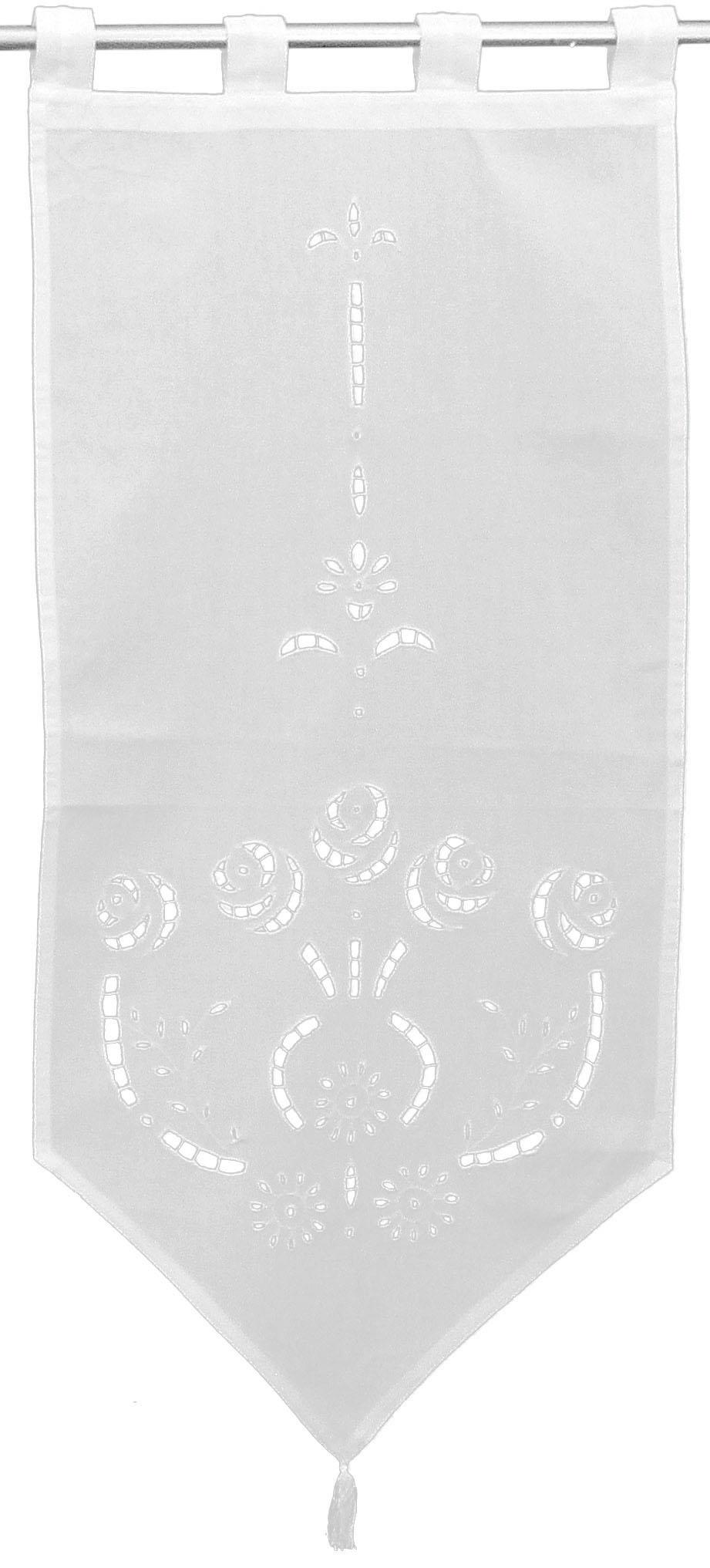 HOSSNER - ART OF HOME DECO Scheibengardine »Ortler«, (1 St.) HOSSNER - ART OF HOME DECO Scheibengardine »Ortler«, (1 St.) von HOSSNER - ART OF HOME DECO