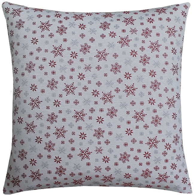 HOSSNER - HOMECOLLECTION Kissenhülle »Galaxie, Weihnachtsdeko«, (2 St.), mit Schneeflocken von HOSSNER - HOMECOLLECTION
