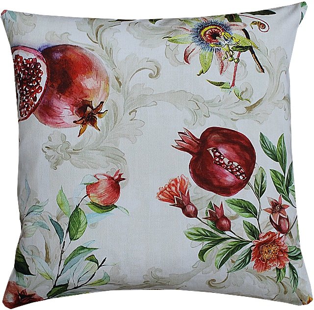 HOSSNER - HOMECOLLECTION Kissenhülle »Granatapfel«, (1 St.), mit Herbstmotiv von HOSSNER - HOMECOLLECTION