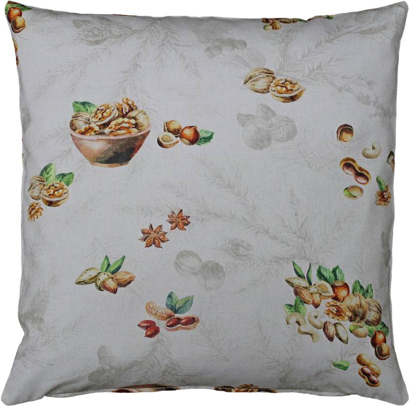 HOSSNER - HOMECOLLECTION Kissenhülle »Nüsse«, (2 St.) von HOSSNER - HOMECOLLECTION