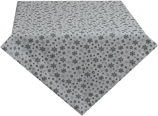 HOSSNER - HOMECOLLECTION Mitteldecke »Galaxie, Weihnachtsdeko«, (1 St.), mit Schneeflocken von HOSSNER - HOMECOLLECTION