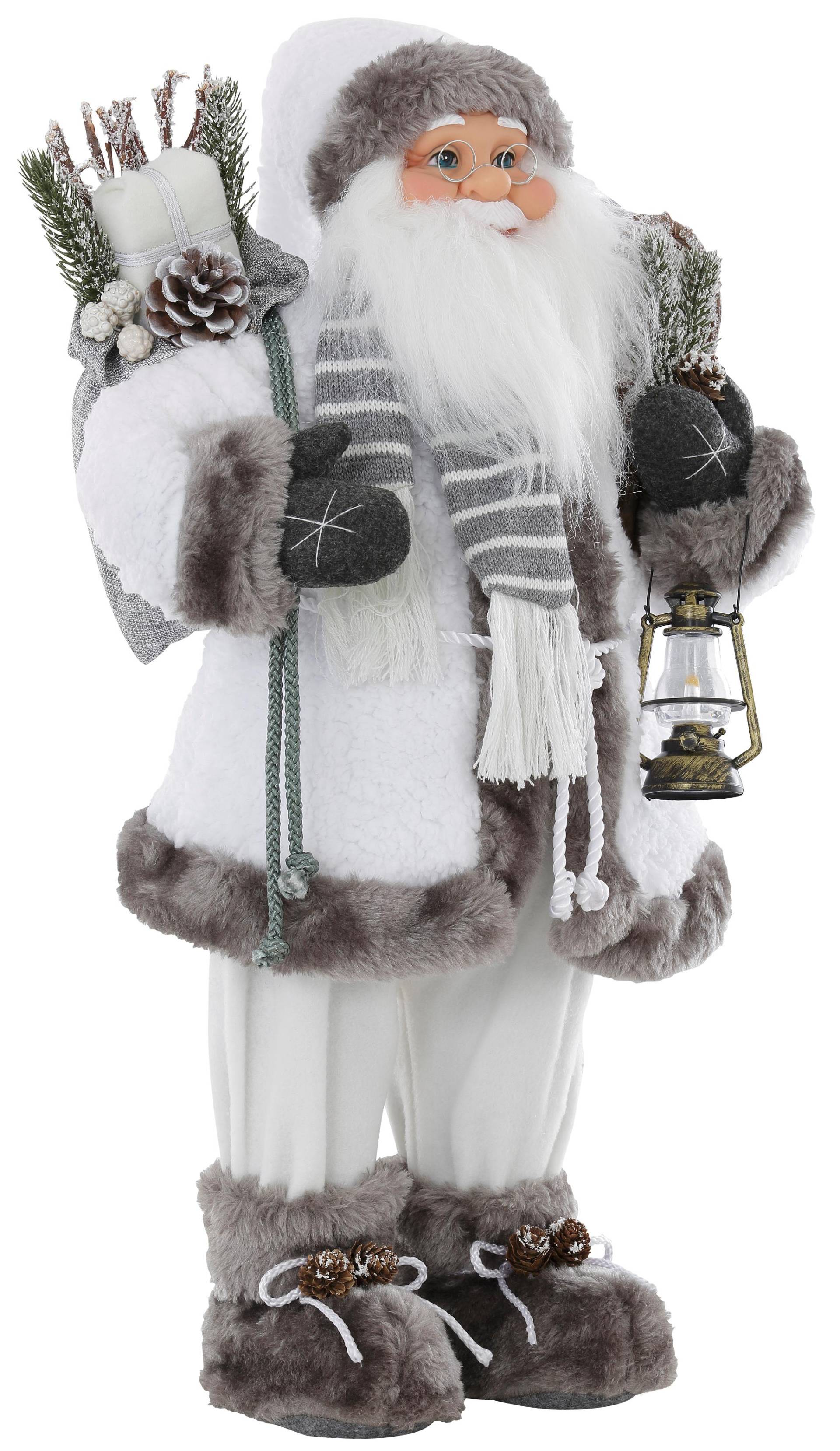 HOSSNER - HOMECOLLECTION Weihnachtsmann »Santa mit weissem Mantel und Laterne«, Weihnachtsdeko HOSSNER - HOMECOLLECTION Weihnachtsmann »Santa mit weissem Mantel und Laterne«, Weihnachtsdeko von HOSSNER - HOMECOLLECTION
