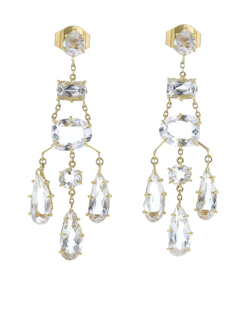 HStern 2010s pre-owned yellow gold chandelier earrings - White von HStern